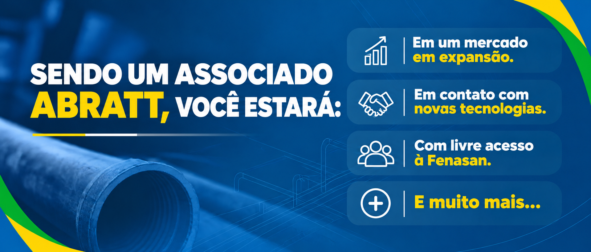 Benefícios de ser associado ABRATT.